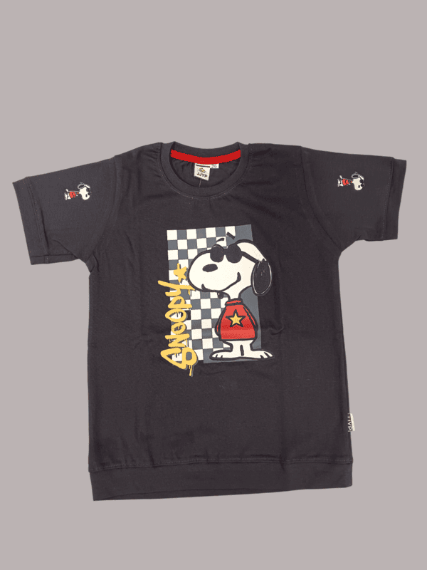 Kids "Snoopy Cartoon" Printed T-Shirt and Shorts D.30.517A B.2228