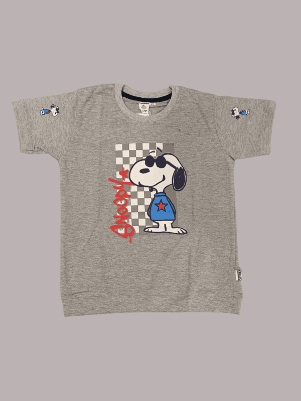 Kids "Snoopy Cartoon" Printed T-Shirt and Shorts D.30.517A B.2228