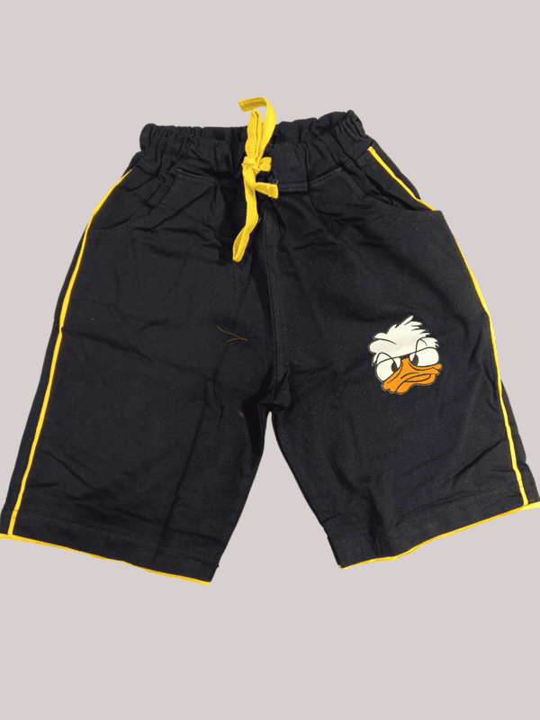 Kids "Angry Duck" Cartoon Print T-Shirt and Shorts pair D.28.515A B.2214