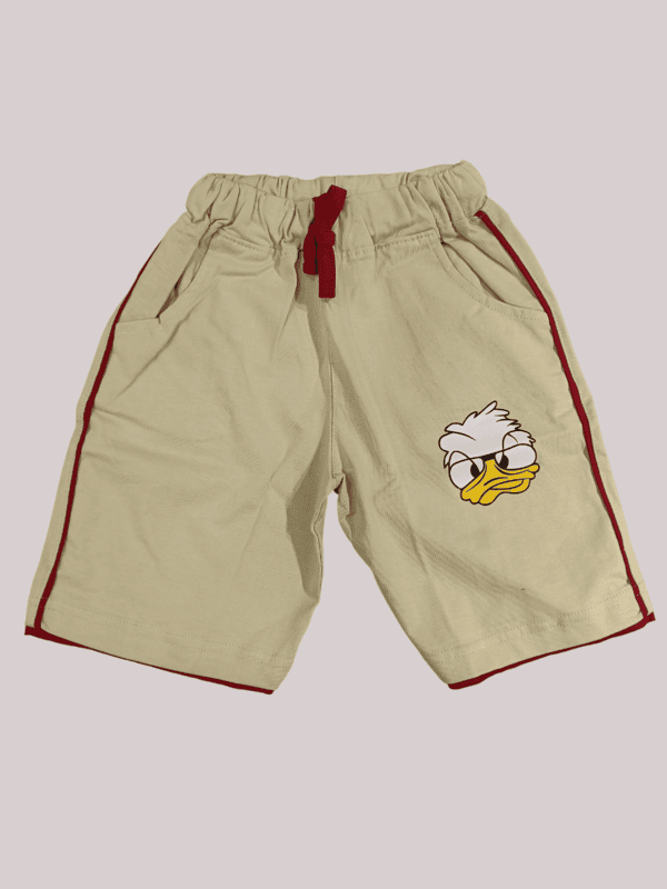 Kids "Angry Duck" Cartoon Print T-Shirt and Shorts pair D.28.515A B.2214