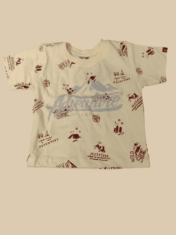 Kids' Adventure-Themed Overall Shorts Set D.40.1638 B.1451