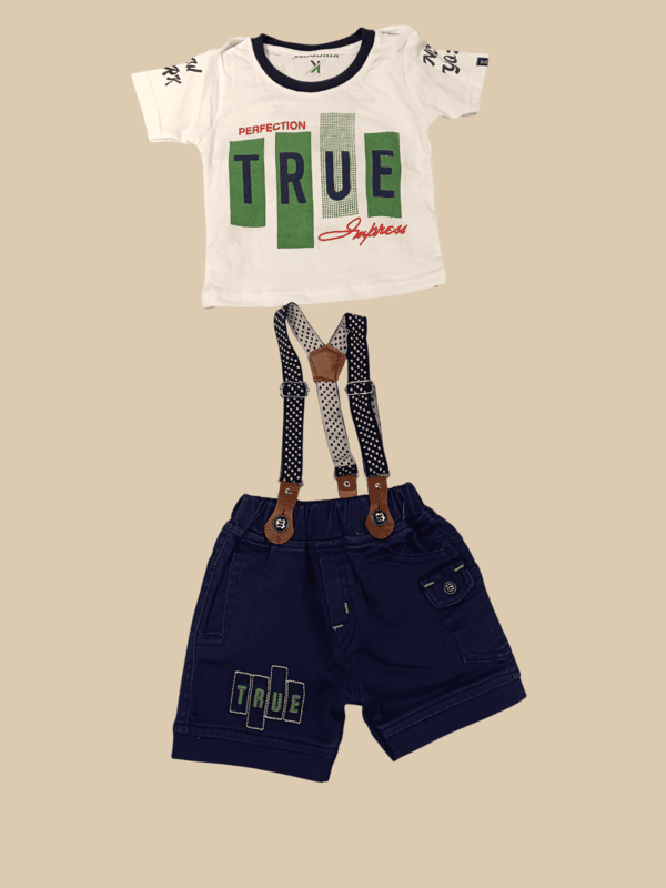 Kids' Suspender Shorts Set 35.1814