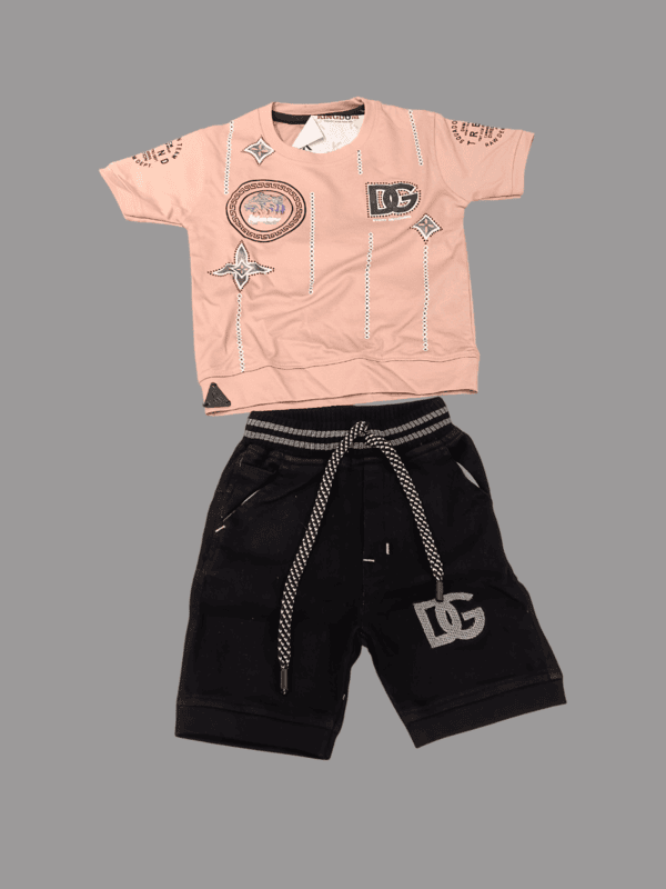 Boys' Designer T-Shirt & Shorts Set D.45.2129 B.1478