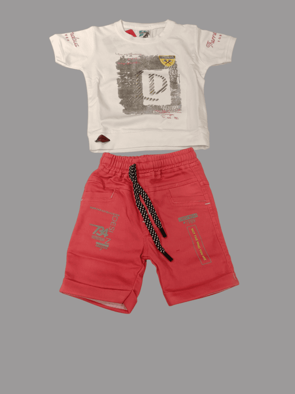 Boys' Casual Printed T-Shirt & Shorts Set D.46.2126 B.1483