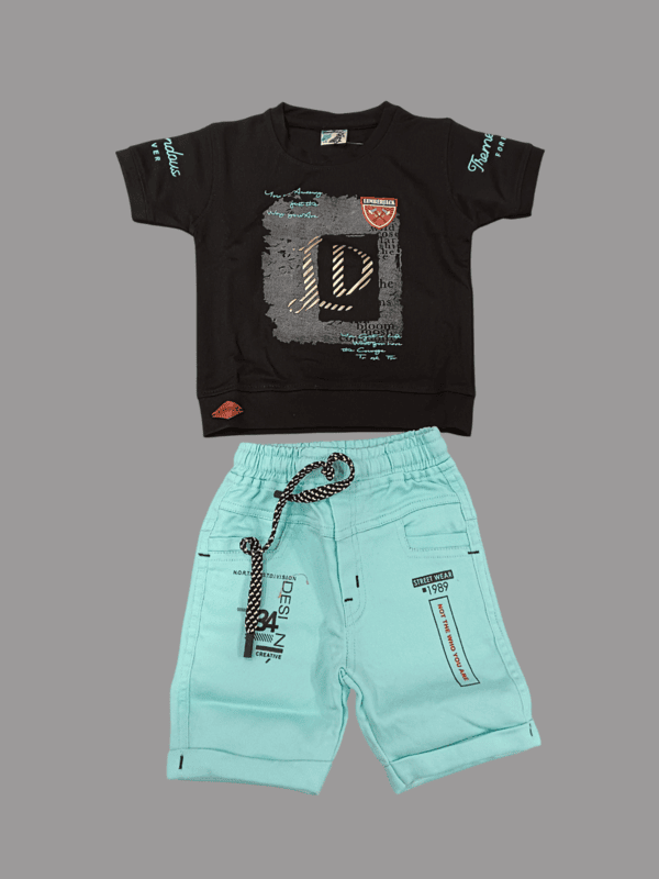 Boys' Casual Printed T-Shirt & Shorts Set D.46.2126 B.1483