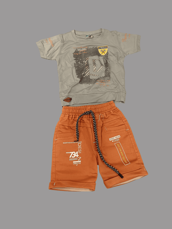 Boys' Casual Printed T-Shirt & Shorts Set D.46.2126 B.1483