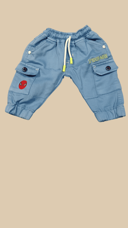 striped full-sleeve top and blue jogger-style pants D.8.30036 B.2892