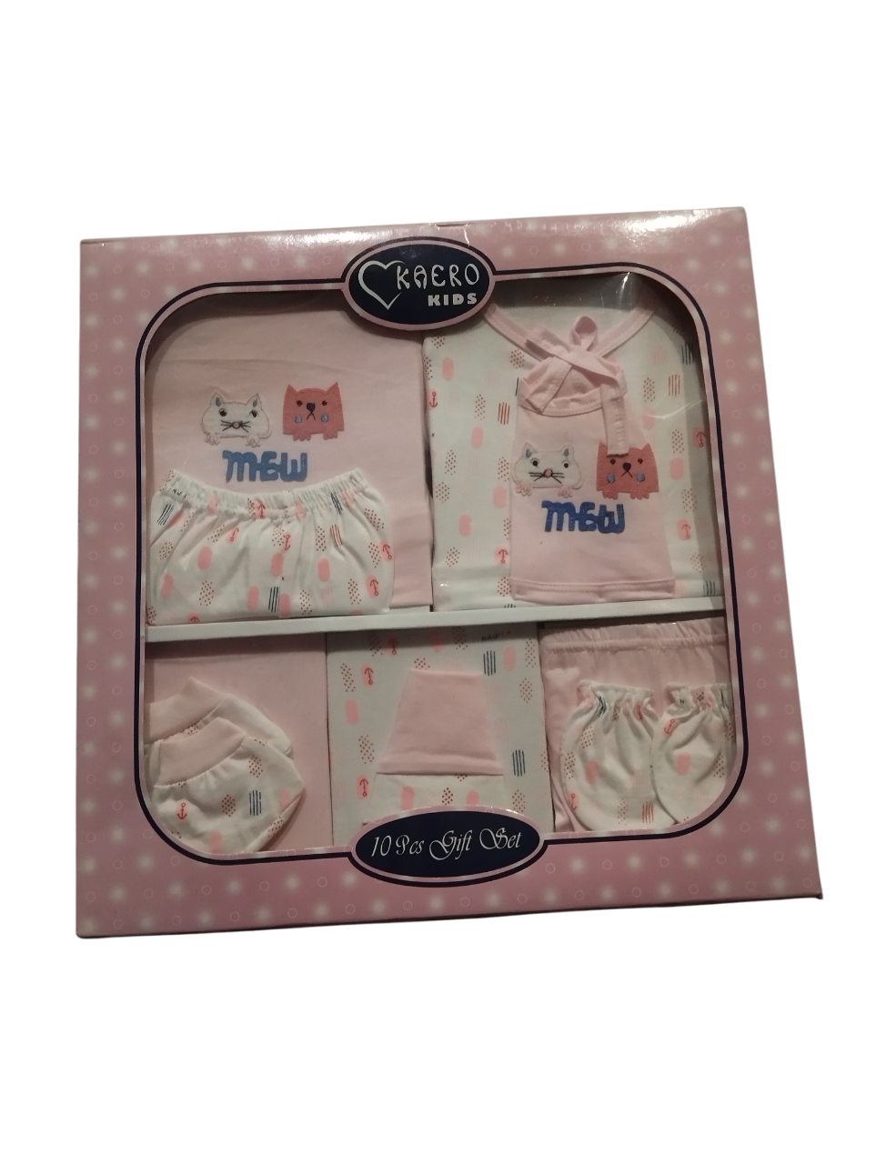 Kaero Kids 10-Piece Baby Gift Set D.43/4 B.4041