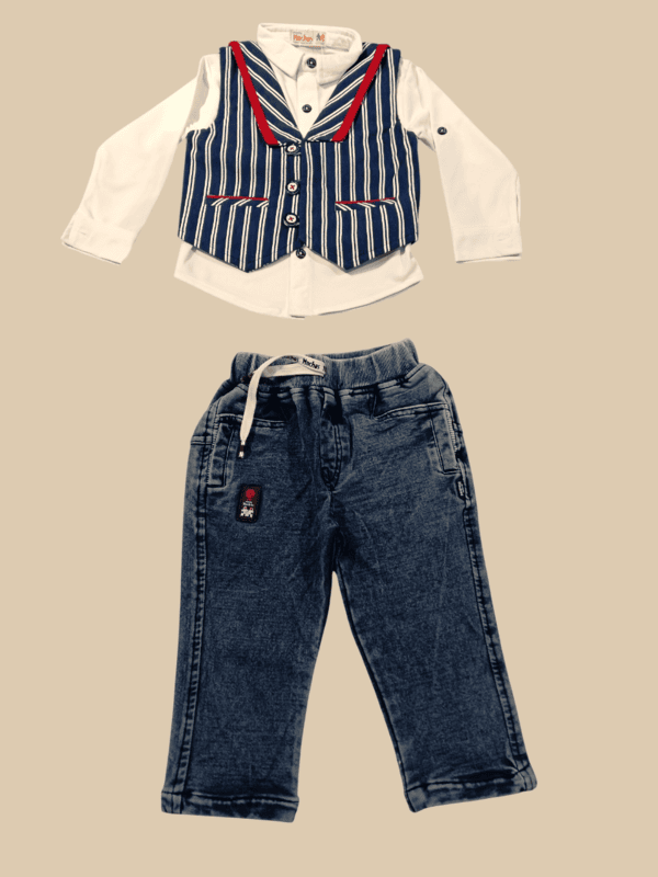 Classic Striped Waistcoat Set D.55/8 B.4091