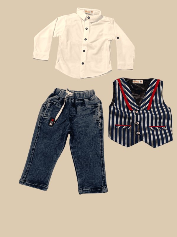 Classic Striped Waistcoat Set D.55/8 B.4091