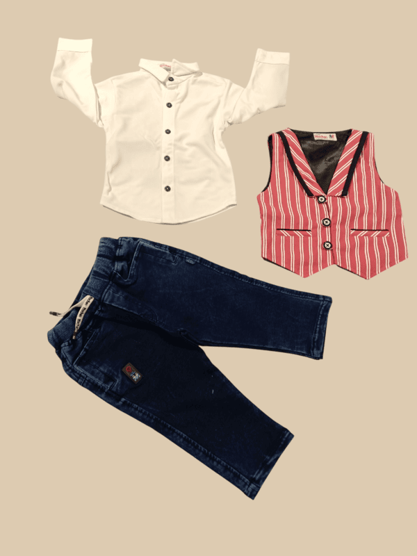 Classic Striped Waistcoat Set D.55/8 B.4091
