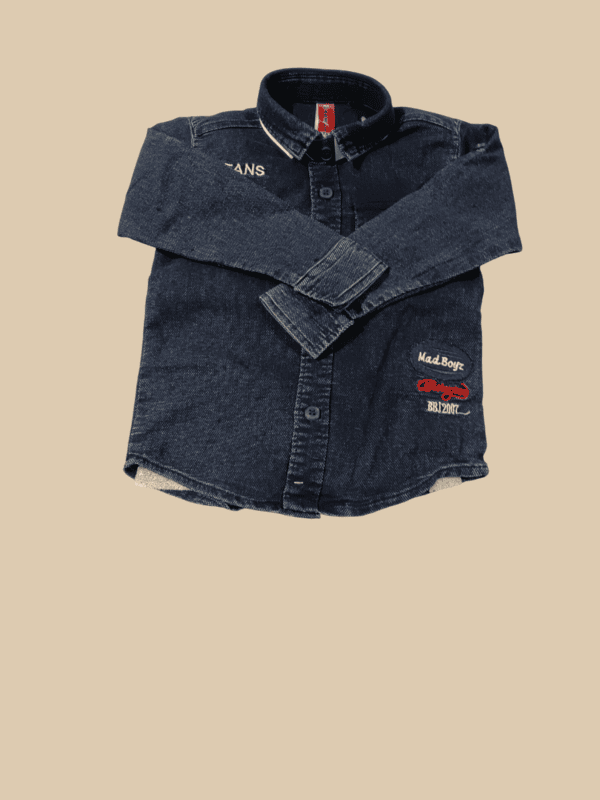 Denim Shirt + Mint Green Pant D.57/6 B.4104