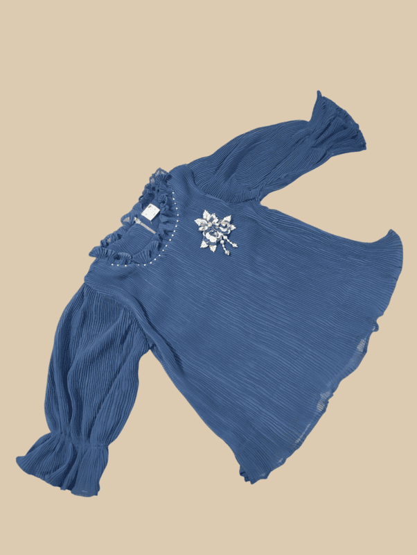 Elegant Partywear Girls' Top & Skirt Set  D.8.1113 B.3693