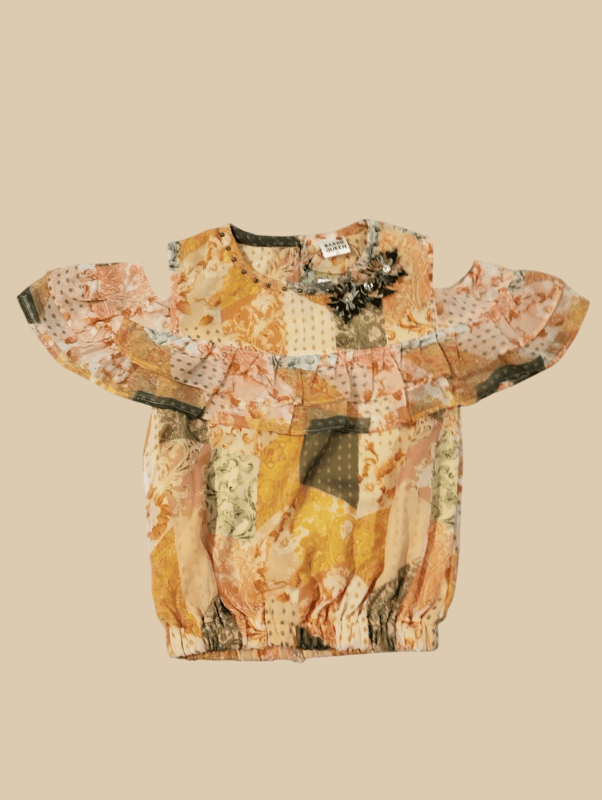 Trendy Patchwork Print Girls' Co-Ord Set D.7.2042 B.3686