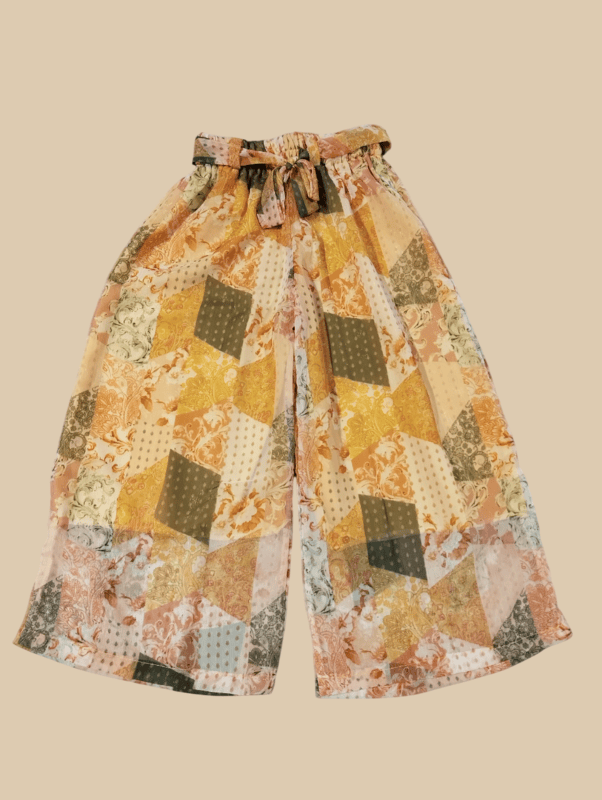 Trendy Patchwork Print Girls' Co-Ord Set D.7.2042 B.3686