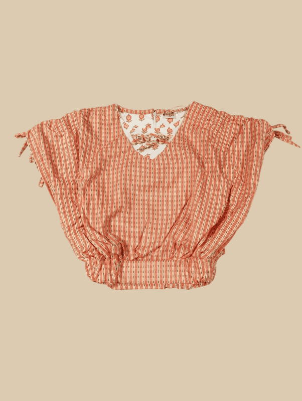 Ethnic Style Girls' Printed Top & Skirt Set D.11.1101 B.3709