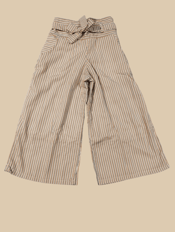 Floral Printed Top with Striped Palazzo Girls' Co-Ord Set D.4.2048 B.3668