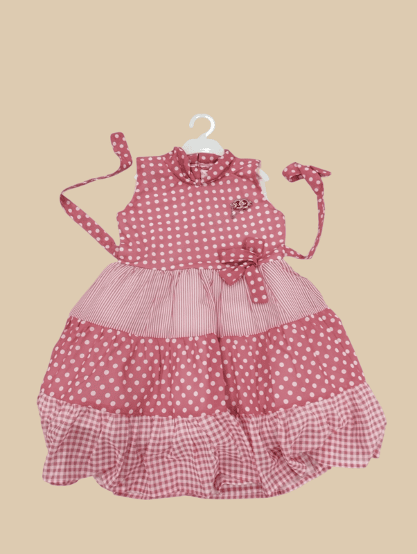 Abstract Tribal Print Cotton Frock D.24.MD491D B.1617