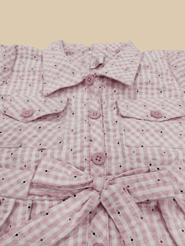 Girls' Cotton Frock / Shirt Dress D.6.1359 B.7824