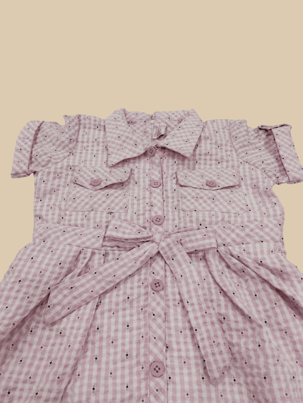 Girls' Cotton Frock / Shirt Dress D.6.1359 B.7824