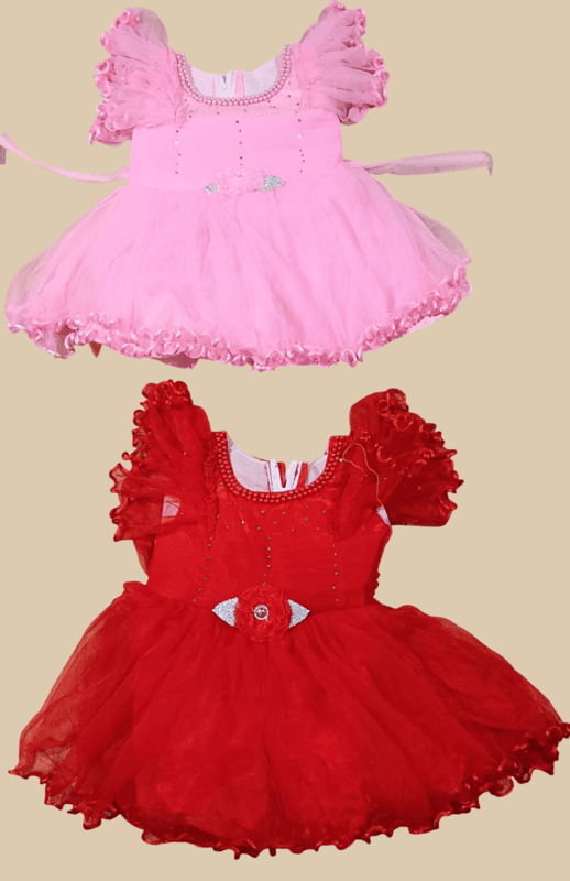 Baby Girl Party Wear Frocks D.16/6