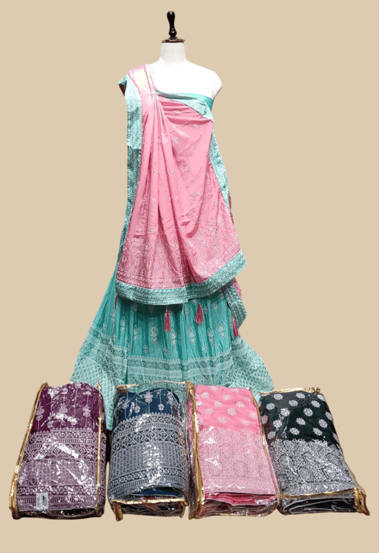 SLIDER Mirror Work Lehenga Choli Set D.4/5