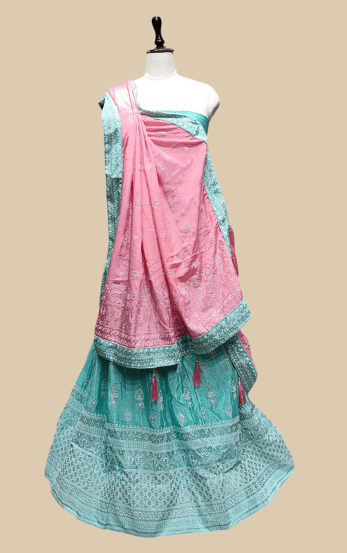 SLIDER Mirror Work Lehenga Choli Set D.4/5