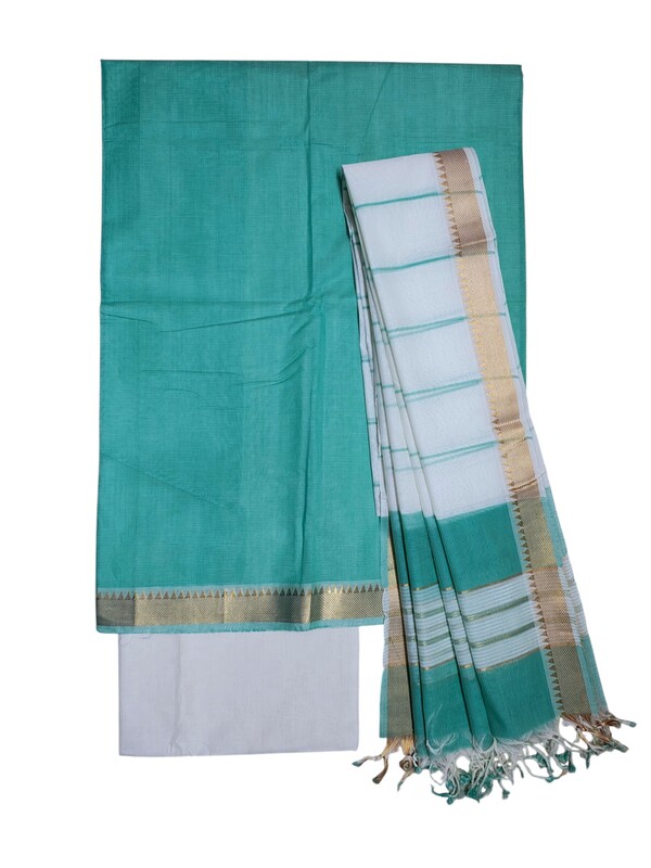 Firoza Mangalagiri Cotton Dress Materials for Women