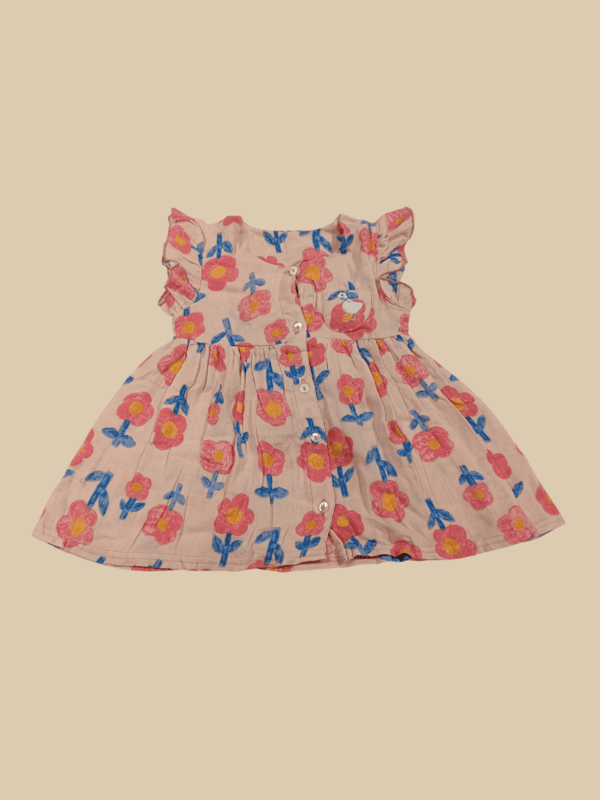 Baby Girl Cotton Frock with Matching Bloomer D.29.930