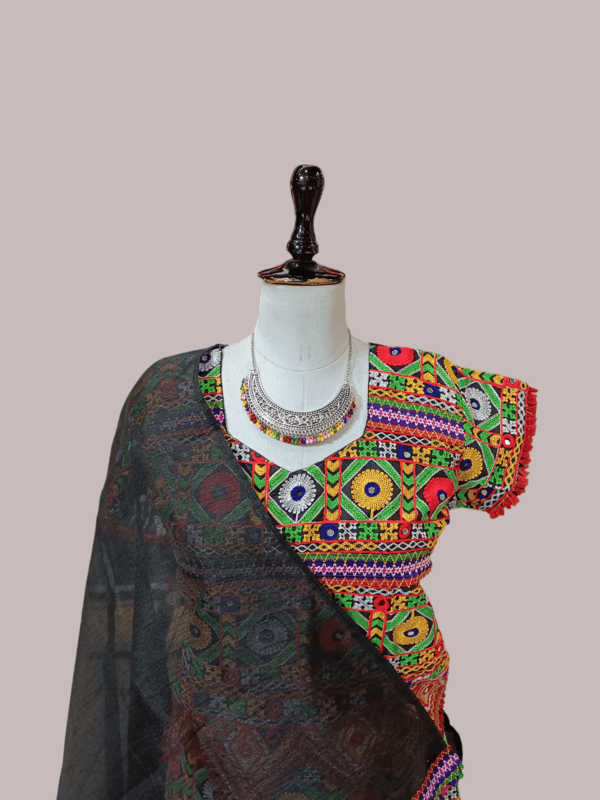 Premium Navratri Special Kutchi Embroidered Chaniya Choli Set D.2/4