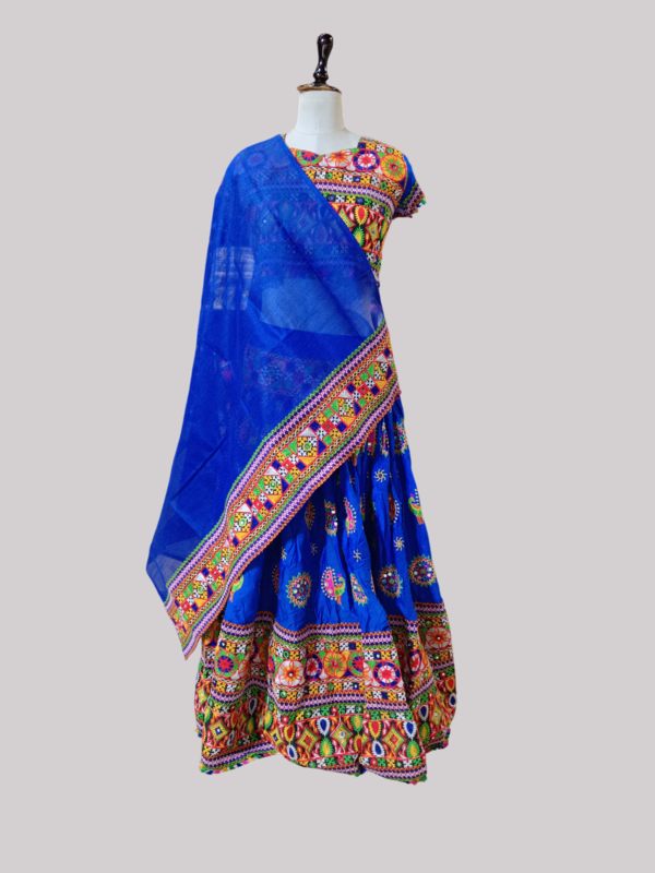 Premium Navratri Kutchi Embroidered Chaniya Choli Set D.More choli