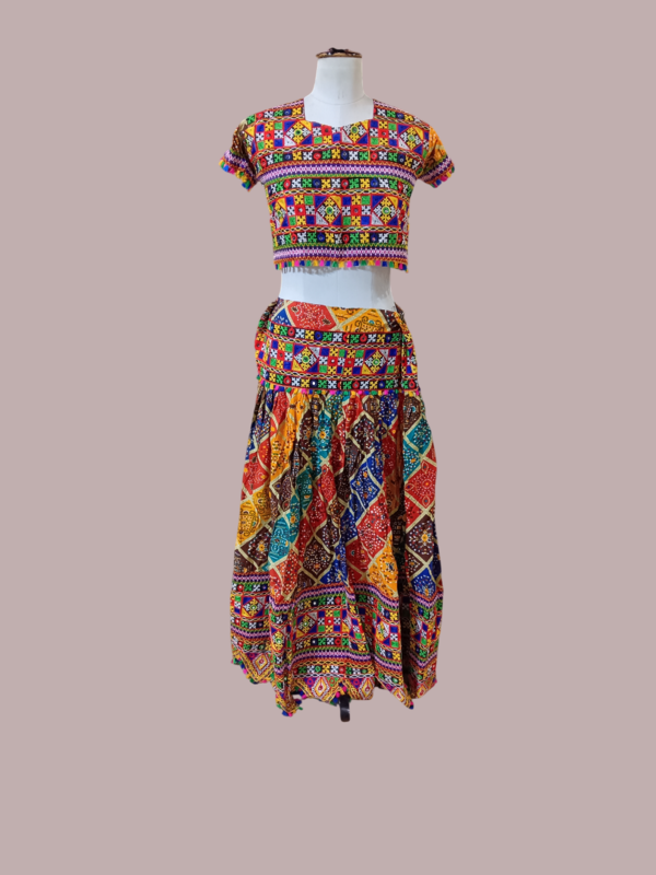 Navratri Special Kutchi Embroidery Chaniya Choli Set D.1/4