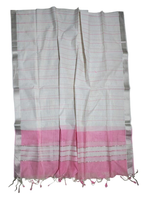 Baby Pink Mangalagiri Cotton Dress Materials for Women