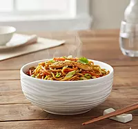 Ceramic Bowl with a Wavy Texture