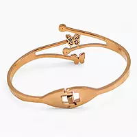 Waterproof Butterfly Bracelet | Anti-Tarnish Stainless Steel Jewelry for Women