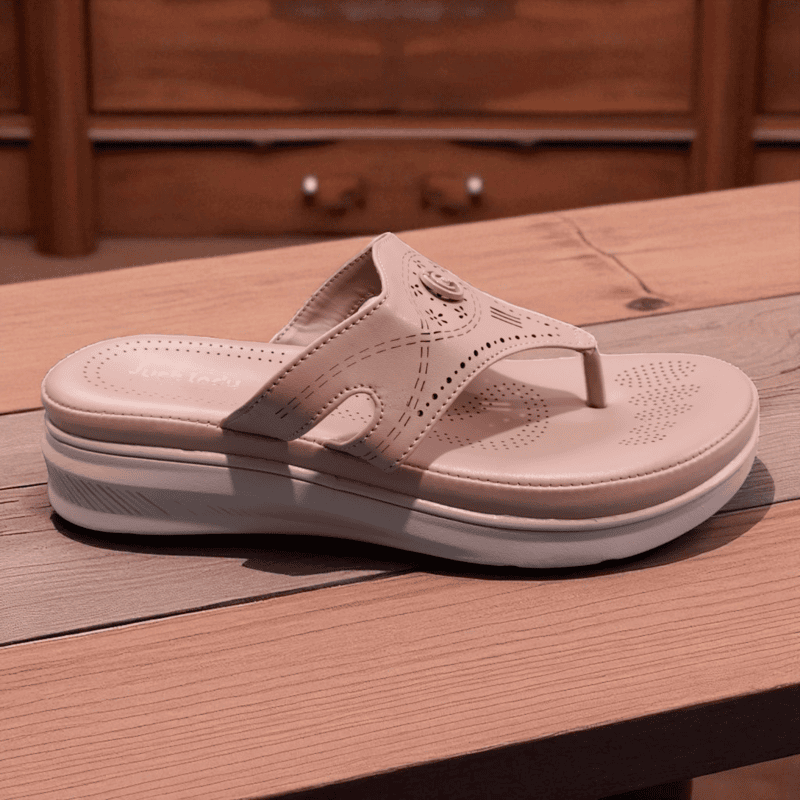 Stylish Peach Comfort Ladies Slipper – Daily Wear Must-Have