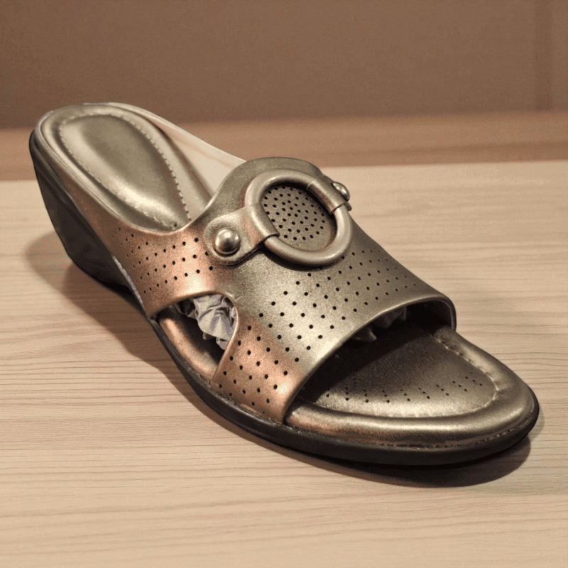 Copper Comfort Wedge Sandals