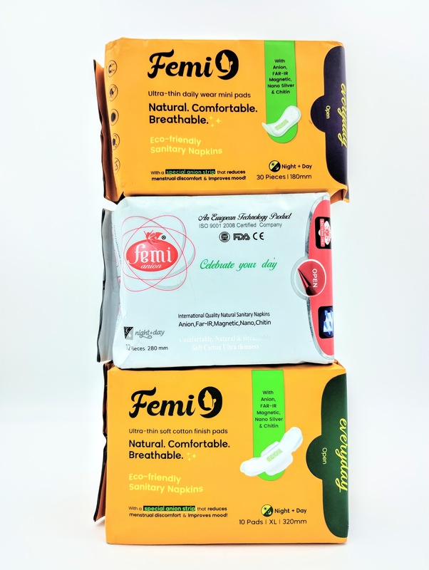 Sanitary Napkin - Femi Anion Pack Sanitary Napkin - Femi Anion Pack