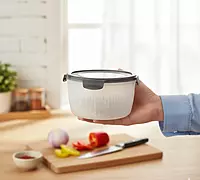 Set of 3 Lock & Seal Round Container Boxes