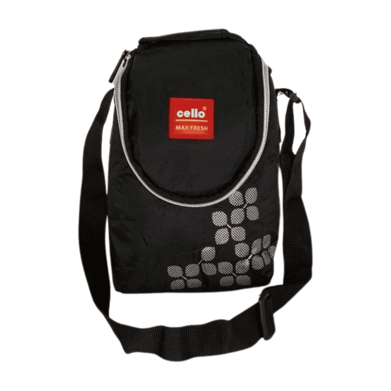 Cello Black Insulated Lunch Bag