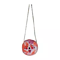 Rainbow Smiley Plush Crossbody Bag
