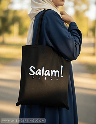 Salam! Holographic Vinyl Tote Bag Salam! Holographic Vinyl Tote Bag