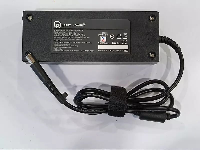 Laptop Adapter compatible for HP (135W 6.92A 19.5V) Big Pin - 7.4mm x 5.0mm Pin
