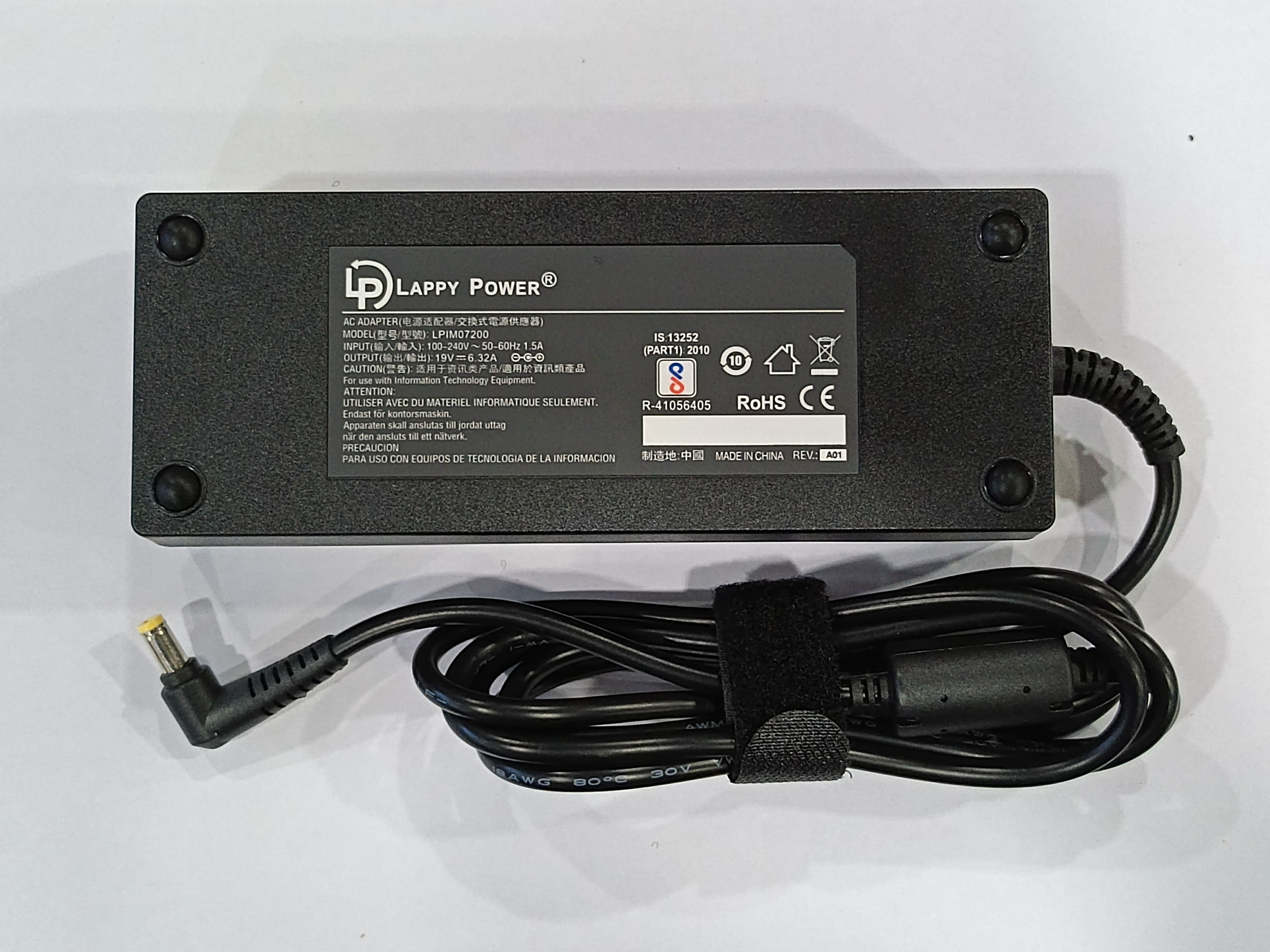 Laptop Adapter compatible for ACER (120W 6.32A 19V) - 5.5mm x 1.7mm Pin