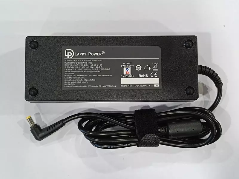 Laptop Adapter compatible for ACER (120W 6.32A 19V) - 5.5mm x 1.7mm Pin
