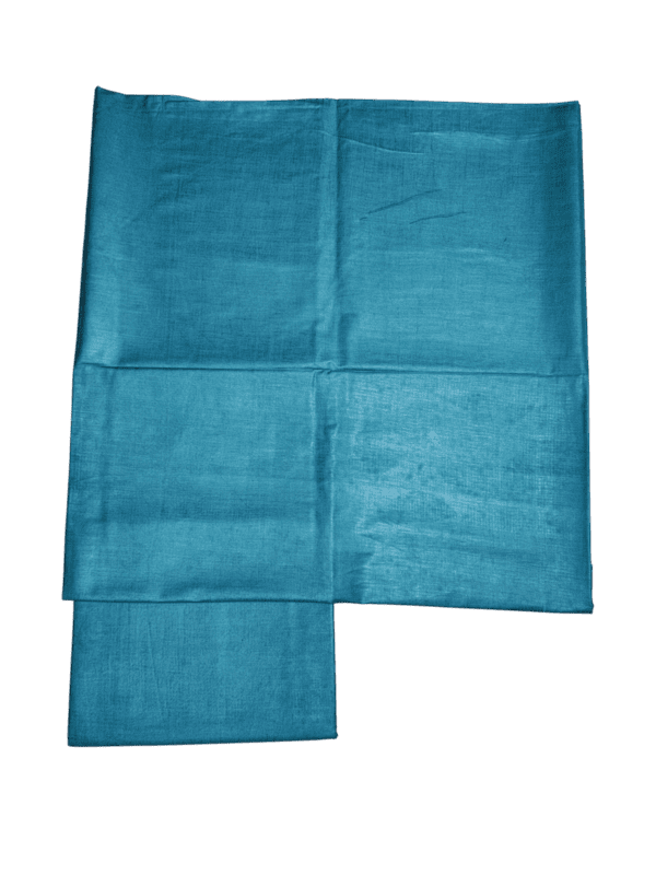 Firoza Solid katan silk Unstitched Salwar Suit Fabric with Dupatta