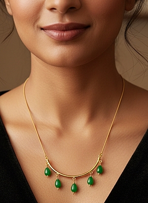 Necklace Five Stones