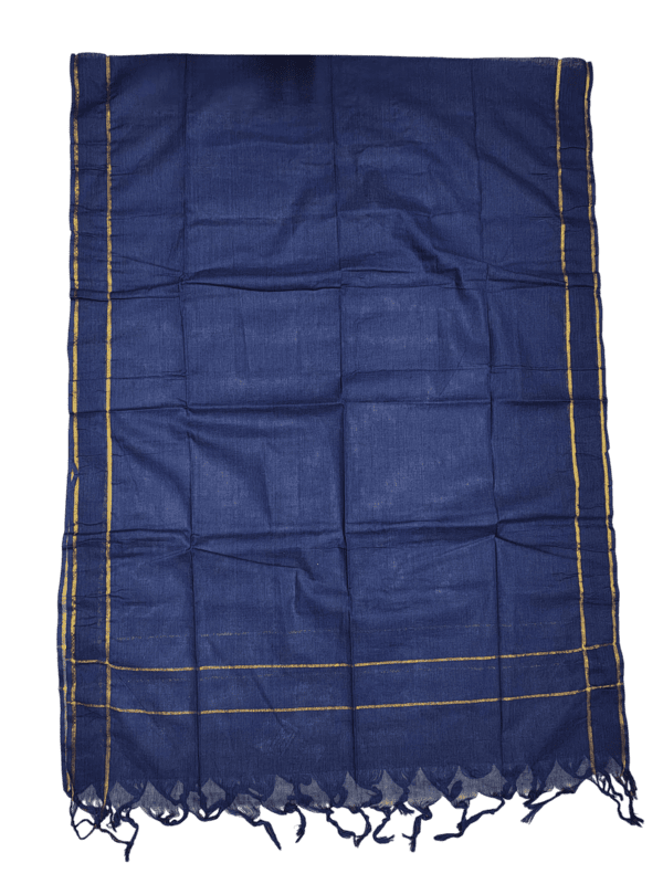 Lavender Mangalagiri Cotton Unstitched Salwar Suit for Women