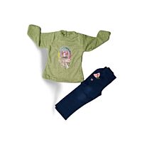 Girls Quilted Top and Pant Set