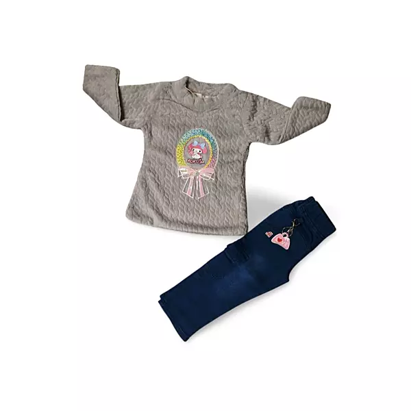 Girls Quilted Top and Pant Set